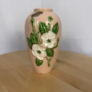 Vintage HULL ART POTTERY Vase R-2-5" Rosella Pink Ginger Jar Bud Vase Flowers
